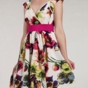 NEW Ted Baker Adious Floral Print Wrap Dress